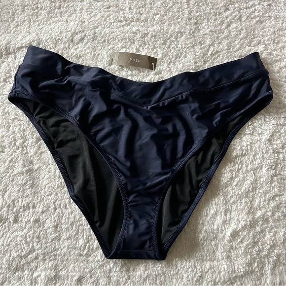 J. Crew Navy Blue Bikini Bottoms Size 2X NWT - Picture 5 of 6